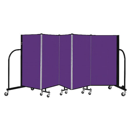 Screenflex Portable Room Divider, 5 Panel, 4 ft. H CFSL405-DP