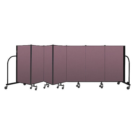 Screenflex Portable Room Divider, 7 Panel, 4 ft. H CFSL407-DM
