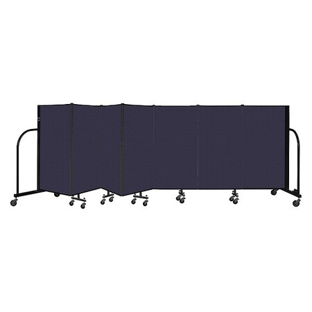 Screenflex Portable Room Divider, 7 Panel, 4 ft. H CFSL407-DV