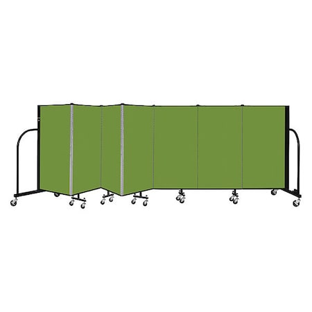 Screenflex Portable Room Divider, 7 Panel, 4 ft. H CFSL407-DA