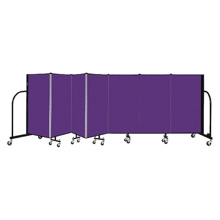 Screenflex Portable Room Divider, 7 Panel, 4 ft. H CFSL407-DP
