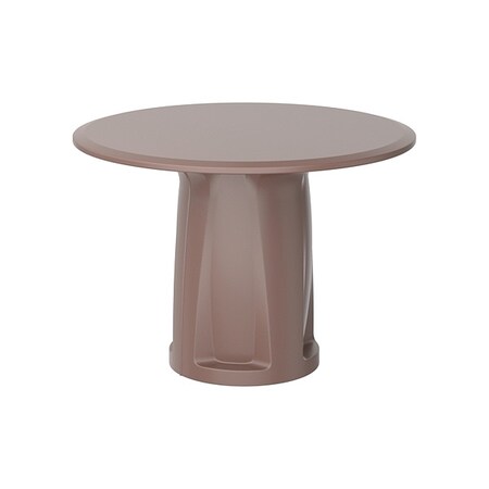 Cortech Circle Table, Polyethylene Top, Brown 668BN