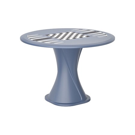 Cortech Circle Table, Polyethylene Top, Midnight Blue 670MBGT