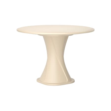 Cortech Circle Table, Polyethylene Top, Sand 670SD