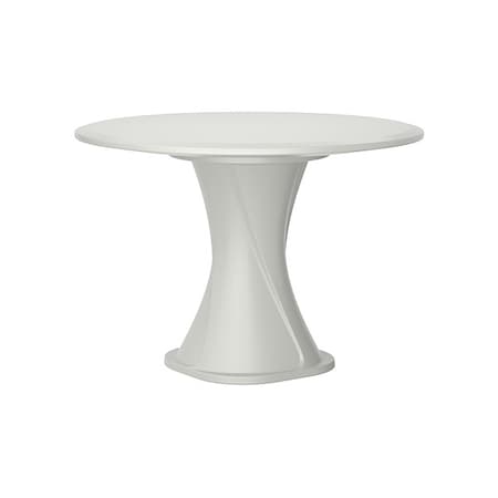 Cortech Circle Table, Polyethylene Top, Stone Gray 670SG