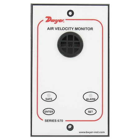 Dwyer Instruments Fume hood monitor. 670