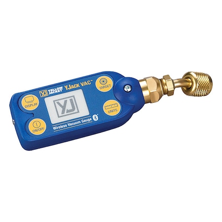 Yellow Jacket Vacuum Gauge, LCD, Brass, Visual 67066
