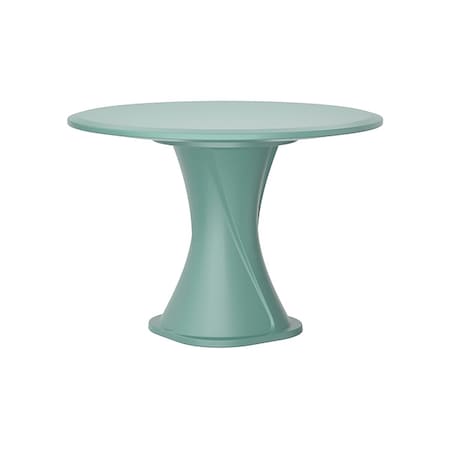 Cortech Circle Table, Polyethylene Top, Aqua 670AQ