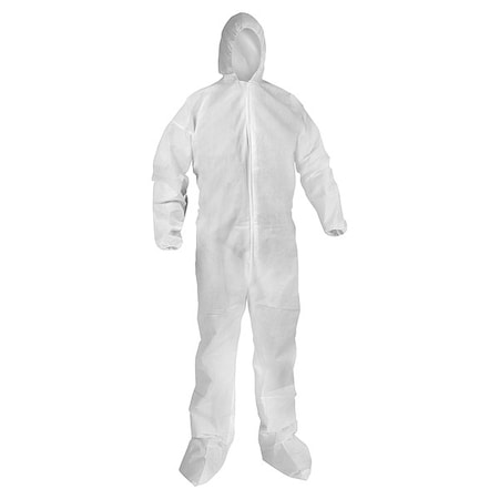 Kleenguard Coveralls, 3XL, Wht, KleenGuard A20, PK50 68980