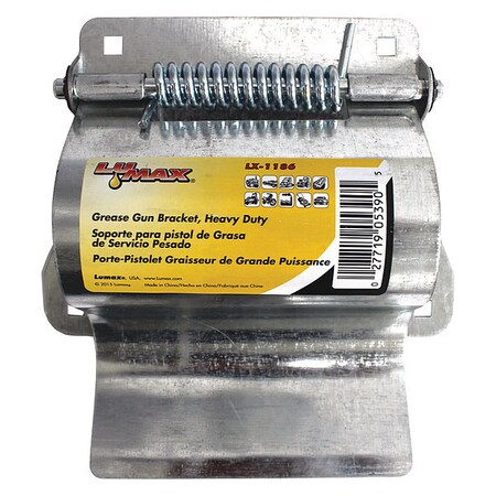 Lumax Heavy-Duty, Grease Gun Bracket, Wall or Truck Mounted LX-1186