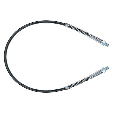 Lumax Grease Hose 18" with SpringGuard, 1/8" NPT x 3/8-32 UNEF, 7500 PSI LX-1211
