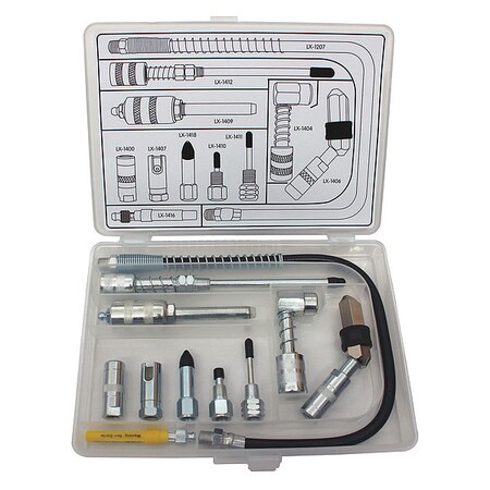 Lumax Lubrication Accessory Kit, 11-piece LX-1470