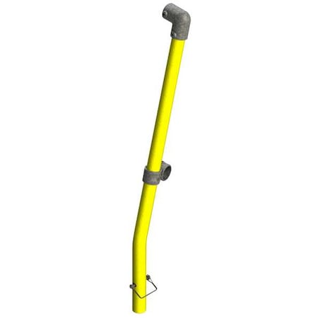 Railguard 200 End Kit, Inclned Stanchion(3:12), Sfty Yel 409155