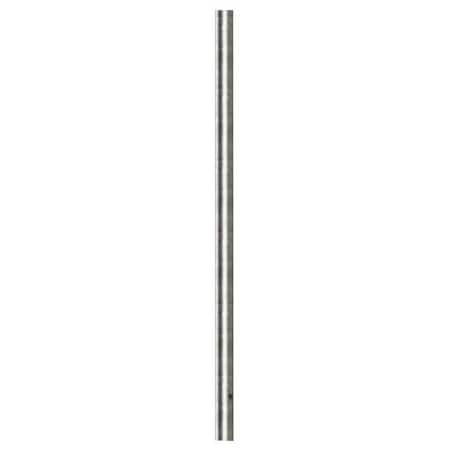 Railguard 200 Stanchion, Silver, 3 1/4 ft Length, Galvanized 427293