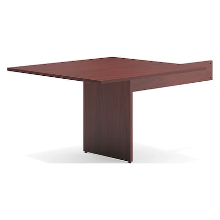 Hon Modular Conf Table Slab Base Rect End Mhg