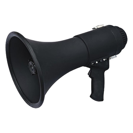 Speco Technologies All-Black 15W Deluxe Megaphone with Siren ER370B