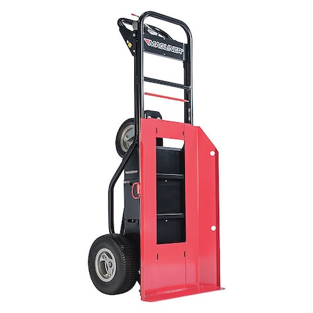 Magliner Motorized Hand Truck, Cyl. Plate, Foam MHT75BB