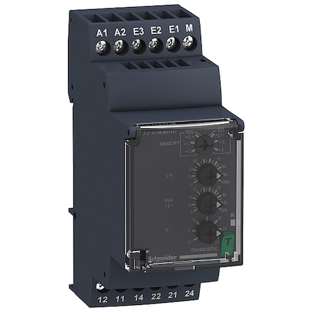 SCHNEIDER ELECTRIC Monitor Relay, 5 A, 24-240VAC/DC, 12 Pin RM35JA32MR
