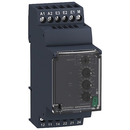 Schneider Electric Monitor Relay, 5 A, 24-240VAC/DC, 12 Pin RM35JA32MR