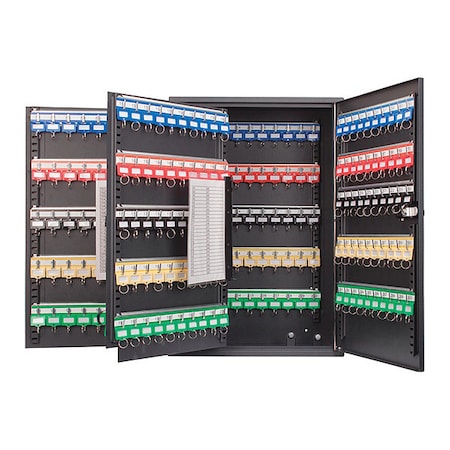 Barska Key Cabinet, Steel, Black, 300 Key Capacity CB13352