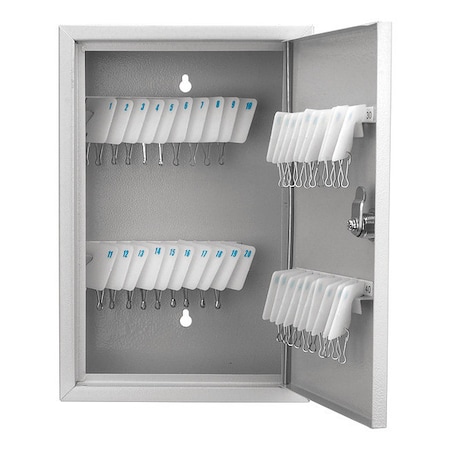Barska Key Cabinet, Steel, Gray, 40 Key Capacity CB13364