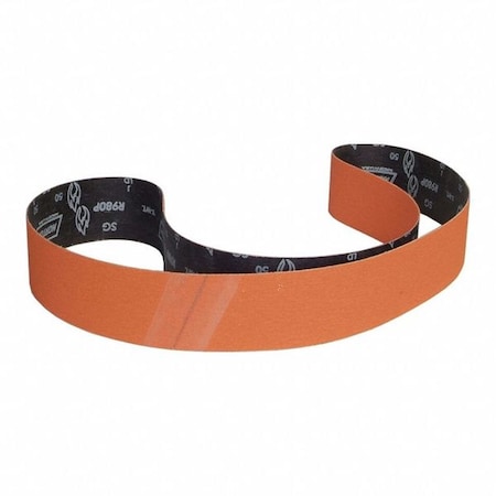Norton Abrasives Sanding Belt, Coated, Ceramic, 36 Grit, Extra Coarse, Blaze R980P, Blaze 69957343852