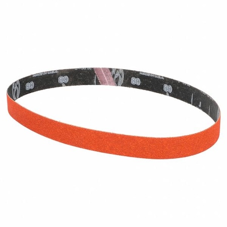 Norton Abrasives Sanding Belt, Coated, Ceramic, 80 Grit, Coarse, Blaze R980P, Blaze 69957346105