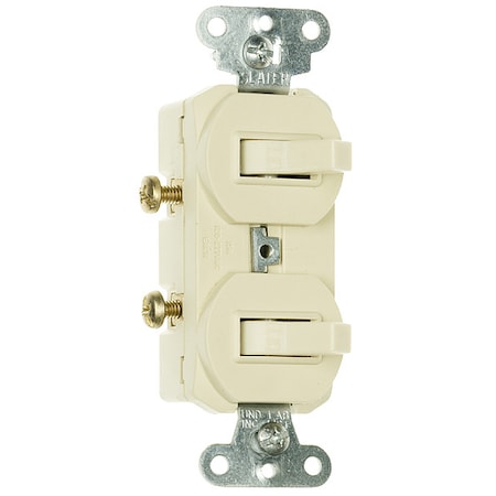 Legrand Combination Device, Toggle, 15A, 120/277VAC 690IG