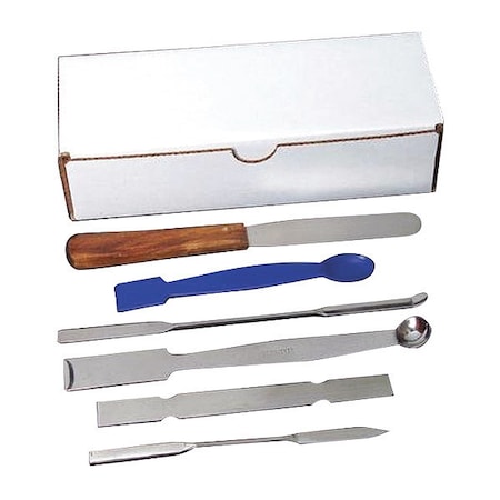 United Scientific Set Of 6 Spatulas/Spoons, PK6 SPATST6