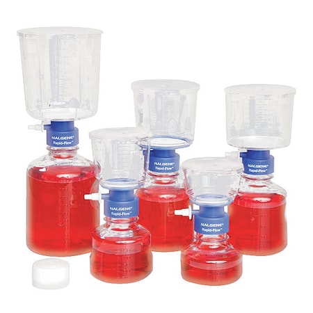 Nalgene Filter, 75 mm Dia, 500 mL, 0.1 um, PK12 566-0010