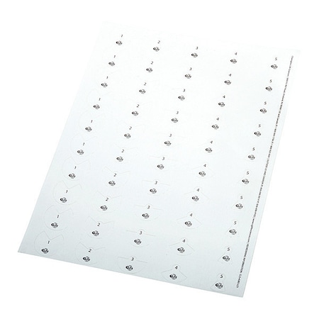 Celltreat Vent Control Label Sheets, For 50, PK500 229478