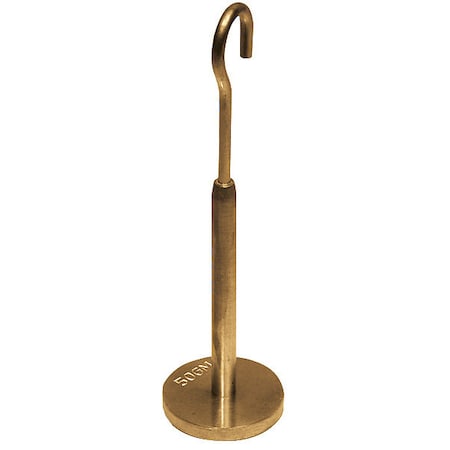 United Scientific Weight Hanger, 50G, Brass WHNG50B