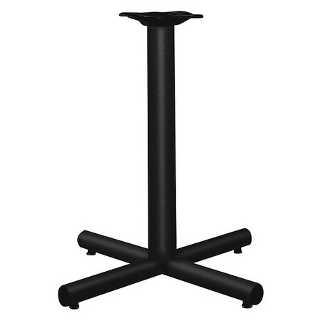 Hon Single Column Steel Base, 26w x 26d x 27-7/8h, Black HXSP-26.P