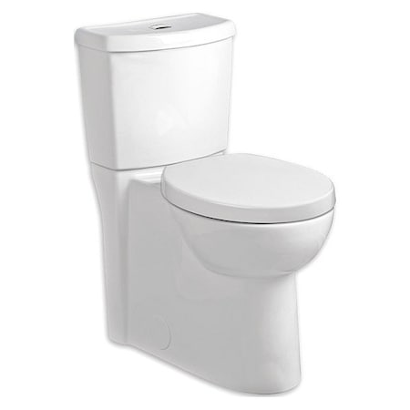 American Standard Studio Dual Flush RHe Elong 1.1/1.6Gpf T, 1.1 to 1.6 gpf, Concealed Trapway Dual Flush, Floor Mount 2794.204.020