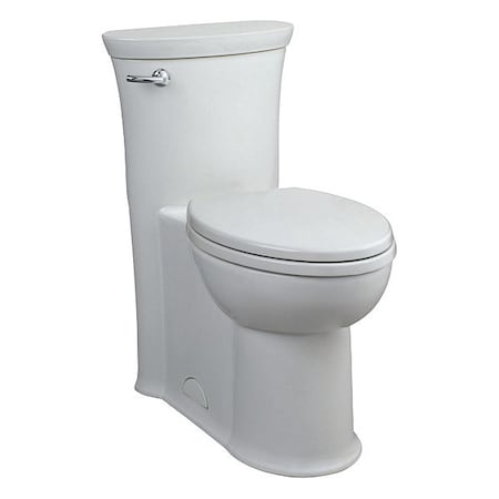 American Standard Tropic 1-Piece 1.28 Gpf Single Flush Elo, 1.28 gpf, Floor Mount, Elongated, White 2786.128.020