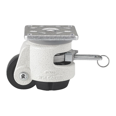 Wmi Roll/Set Leveling Caster-Ratchet Built-In-Load Ratng 300lbs, Plate Mntd WMIR-60F