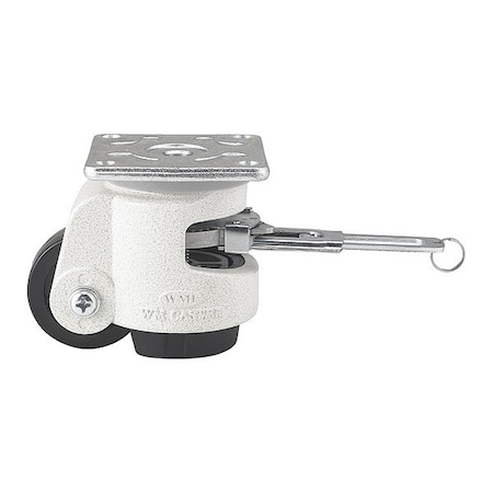 Wmi Roll/Set Leveling Caster-Ratchet Built-In-Load Ratng 600lbs, Plate Mntd WMIR-80F