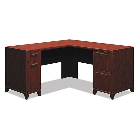 Bush Enterprise Col 60w x 60d L-Desk Surface Only, Harvest Cherry, Box 2/2 2930ACSA2-03