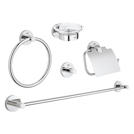 Grohe Essentials Accessories Set Master 5-In-1 40344001