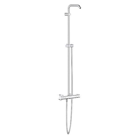 Grohe Shower System with Thermostat, Chrome, Wall 26421000
