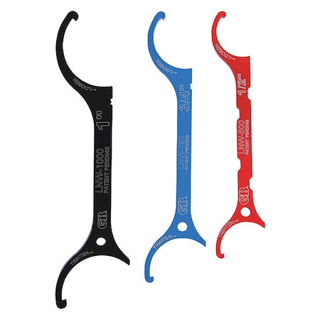 Gardner Bender Locknut Wrench Kit 3 pcs. LNW-3PC