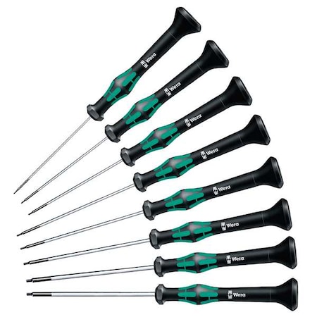 Wera Precision Screwdriver Set, Hex, SAE, 8 pcs 05345274001