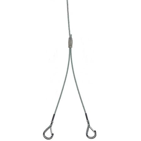 Lithonia Lighting Aircraft Cable Hanging Kit, IB Series, PR IBAC120 M100