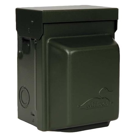 Ge 7 1/8 in H x 5 3/4 in W x 5 3/16 in D Unmetered Surface Power Outlet U010010GRP