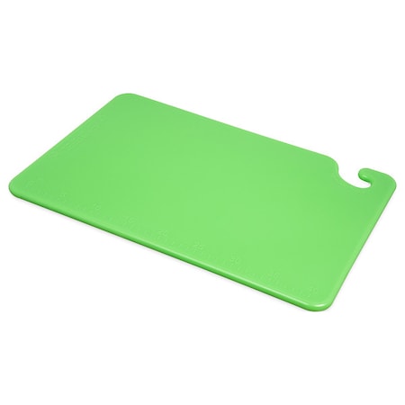 San Jamar Cutting Board, 12x18 in, Green CB121812GN