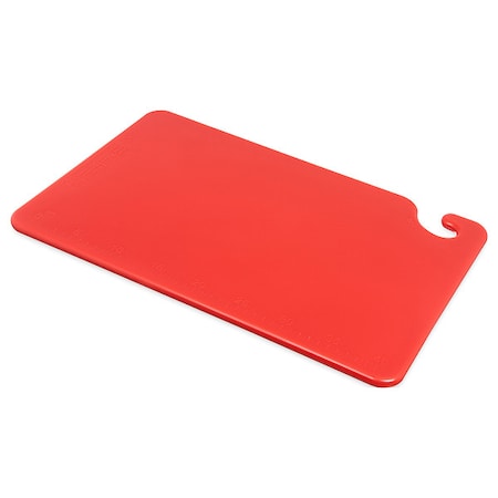 San Jamar Cutting Board, 12x18, Red CB121812RD