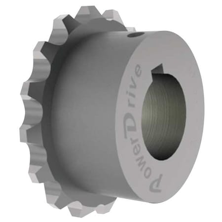 とひ Powerdrive Fixed Bore Chain Coupling Sprocket, 1 Bore Dia