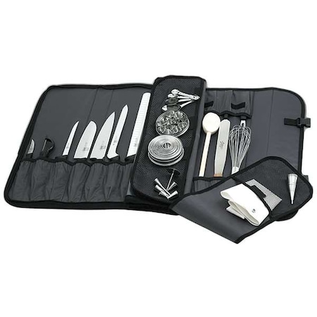 Mercer Cutlery Knife Case, 17 pcs., Poly, 21 In. M30217M