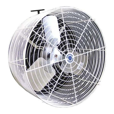 Schaefer Standard Duty Industrial Fan, Wall Mount, 20 in Blade Dia, 115/230V, 5,470 cfm, Non-Oscillating GVK20