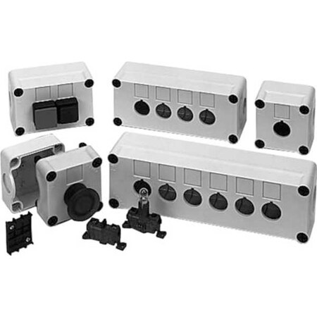 Abb Pushbutton Enclosure, 22mm, 9.25 in. H MEP6-0